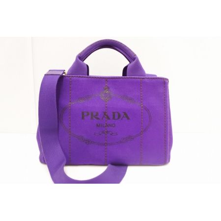  PRADA プラダ カナパ　 パープル