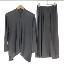 □□ JURGEN LEHL ヨーガンレール セットアップ 上下セット Mサイズ グレー Bランク