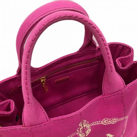  PRADA プラダ カナパ　2ＷＡＹ　トートバッグ 1BG439 ショッキングピンク