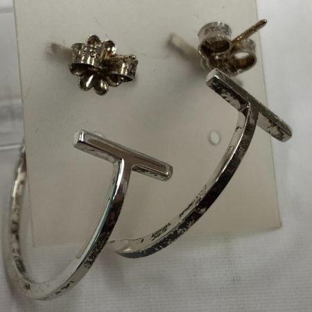  Tiffany & Co. ティファニー ピアス　Ｔワイヤー　ＳＶ