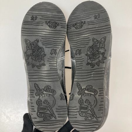  SKULL JEANS スカルジーンズ ローカットスニーカー　　26ｃｍ 11330801 ライトグレー