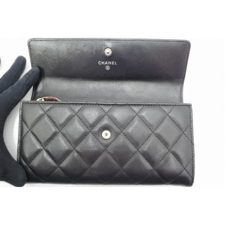  CHANEL シャネル マトラッセ　長財布 A50096 ブラック