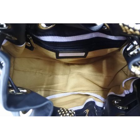  JIMMY CHOO ジミーチュウ レザー　ハンドバッグ ブラック