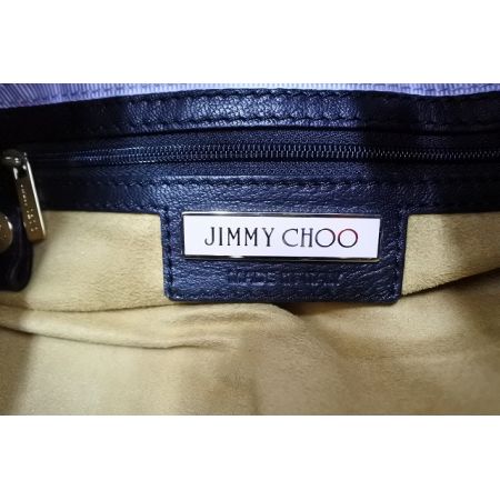  JIMMY CHOO ジミーチュウ レザー　ハンドバッグ ブラック