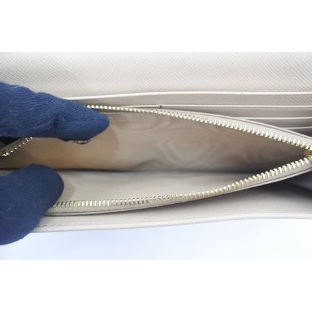  PRADA プラダ 長財布 1MH132 ベージュ