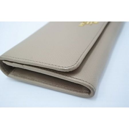  PRADA プラダ 長財布 1MH132 ベージュ