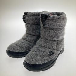 □□ THE NORTH FACE ザノースフェイス 防水ウールブーツ 26cm NF51788 グレー Bランク