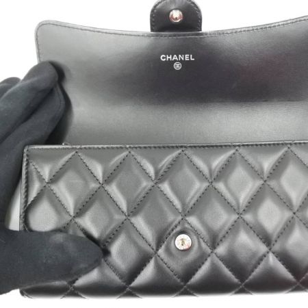  CHANEL シャネル 長財布　マトラッセ A80758 ブラック