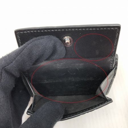  GUCCI グッチ シグネチャー　3つ折り財布 547070 ブラック