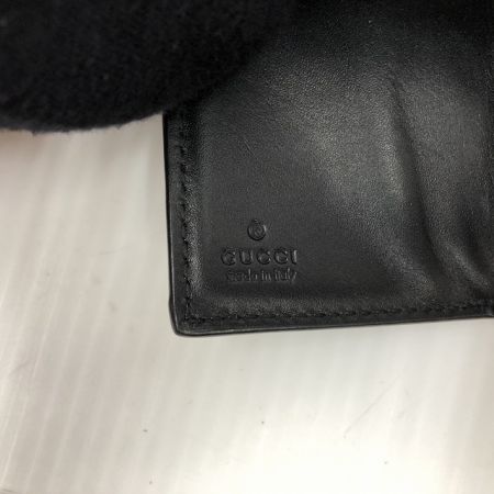 GUCCI グッチ シグネチャー　3つ折り財布 547070 ブラック