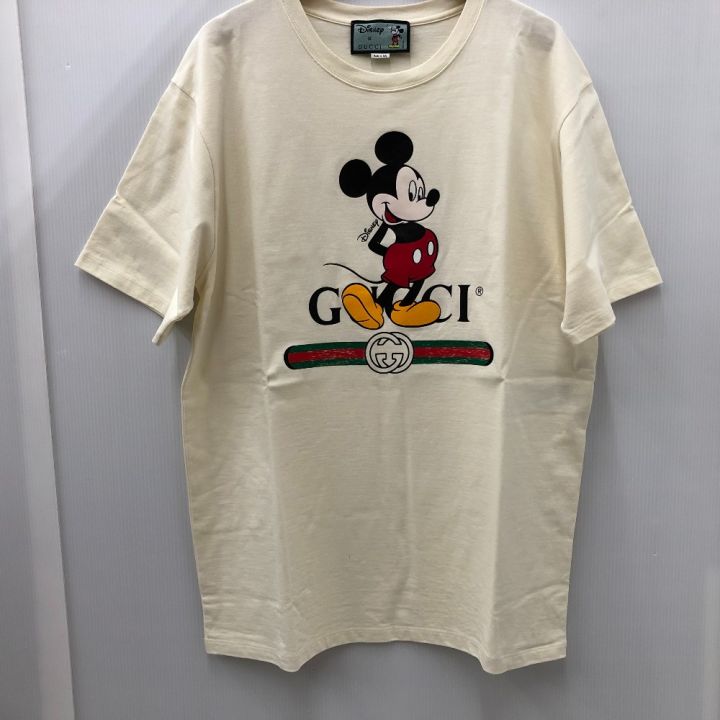 GUCCI グッチ GUCCI×ディズニーコラボ ミッキーマウスTシャツ ホワイト｜中古｜なんでもリサイクルビッグバン