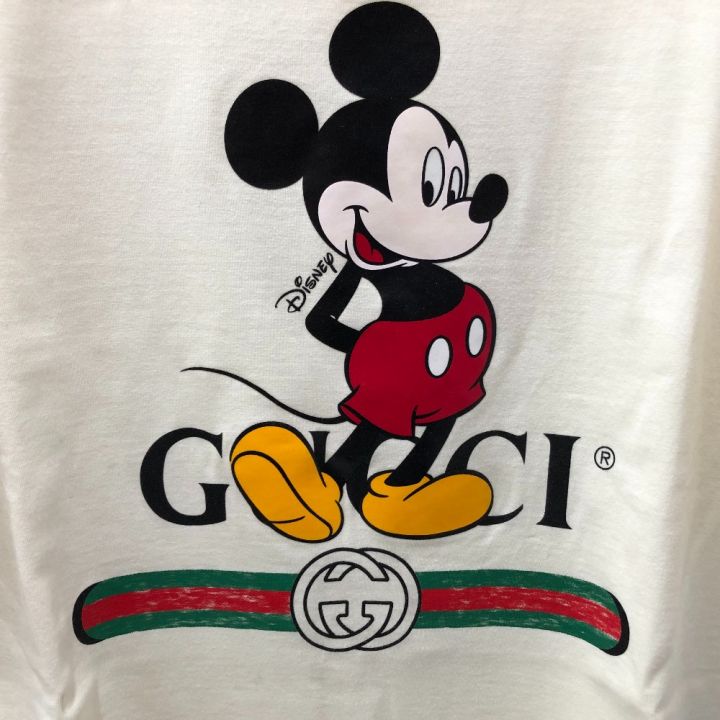 GUCCI グッチ GUCCI×ディズニーコラボ ミッキーマウスTシャツ ホワイト｜中古｜なんでもリサイクルビッグバン