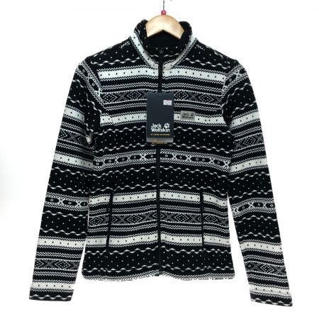  Jack Wolfskin ジャックウルフスキン フリースジャケット Mサイズ 1704121-7544002 ブラック×ホワイト