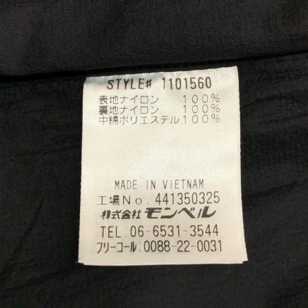  mont･bell モンベル サーマラップ パーカ Sサイズ 1101560 ブラック