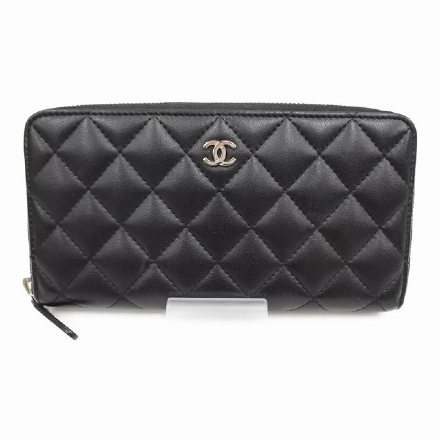 中古】 CHANEL シャネル マトラッセ ラウンドファスナー 25353253