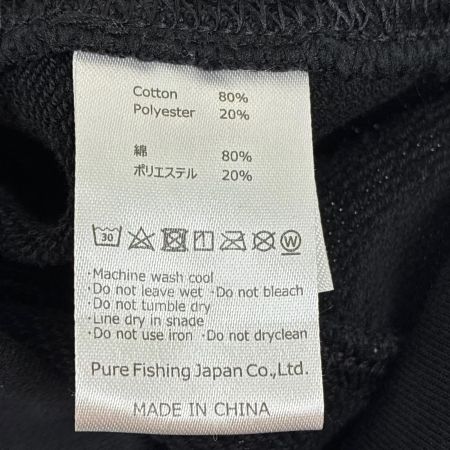  Abu Garcia アブガルシア フィッシングウェア SIZE L パーカー 00A20HF ブラック