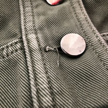  VALENTINO バレンチノ レディースデニムジャケット　サイズ46(XL) PB0DC00S3WC825 オリーブ