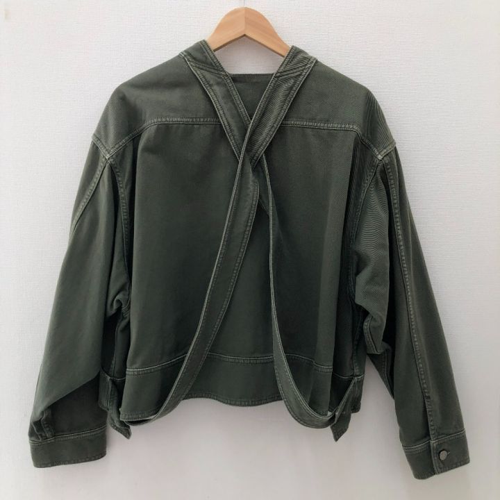 VALENTINO バレンチノ レディースデニムジャケット サイズ46(XL) PB0DC00S3WC825  オリーブ｜中古｜なんでもリサイクルビッグバン