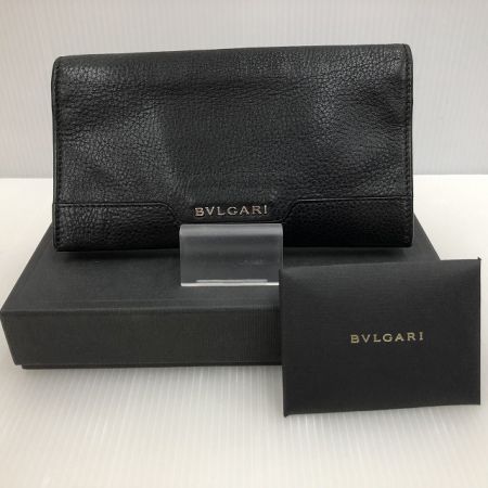  BVLGARI ブルガリ 長財布 ブラック