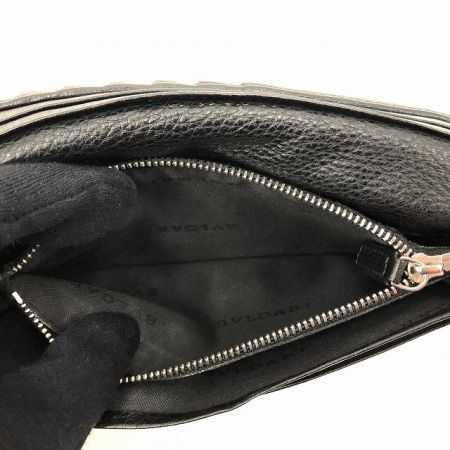  BVLGARI ブルガリ 長財布 ブラック