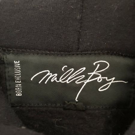  MILK BOY メンズプルオーバーパーカー 　 SIZE L 20191205 ブラック