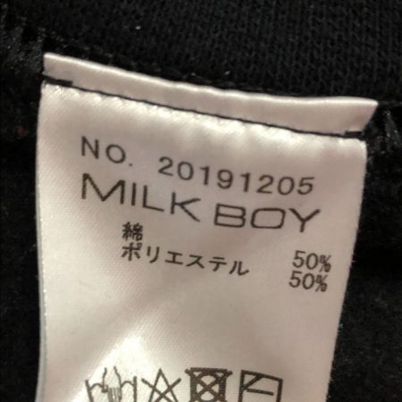  MILK BOY メンズプルオーバーパーカー 　 SIZE L 20191205 ブラック