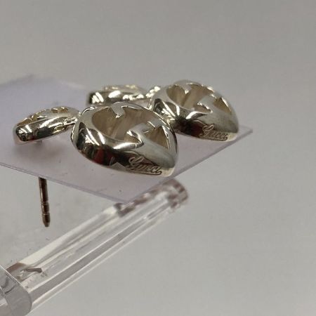  GUCCI グッチ ピアス　 246488 J8400 8106 インターロッキングG ハート スイング