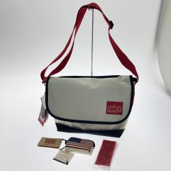 □□ Manhattan Portage マンハッタンポーテージ ショルダーバッグ 2075388 アイボリー Aランク
