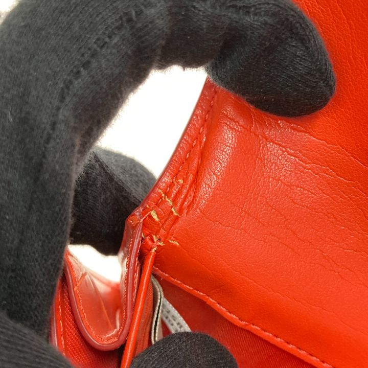 COACH コーチ ウォレットエンボスド クロコ レザー 53393 オレンジ