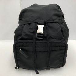 □□ PRADA プラダ リュック  ブラック Bランク