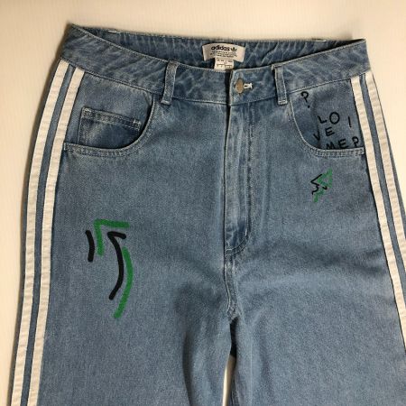  adidas Originals アディダスオリジナルス レディースデニムパンツ　2L FL4153 インディゴ