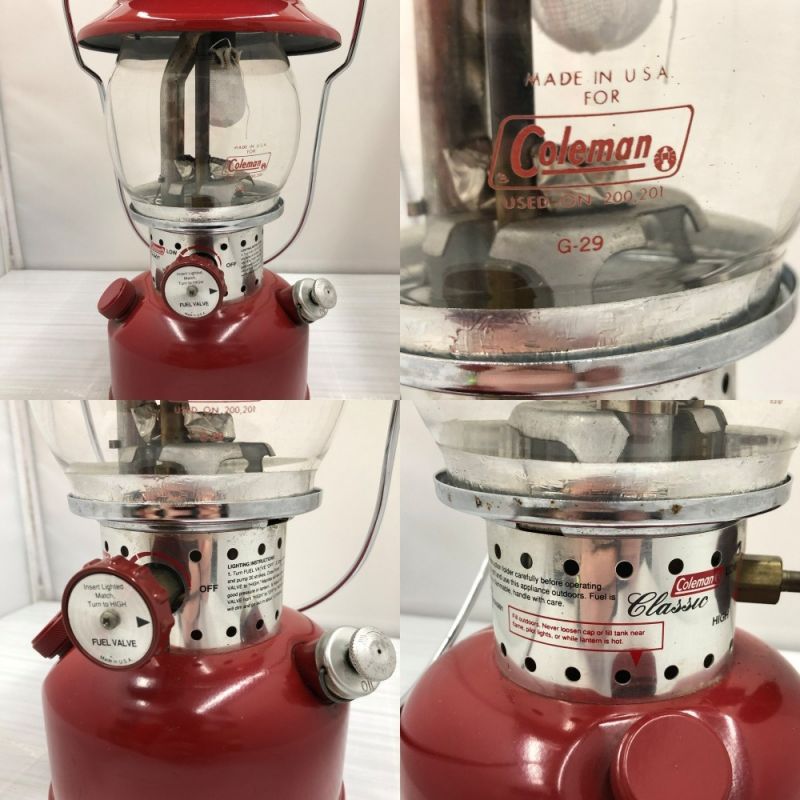 中古】 Coleman コールマン アウトドア ガソリンランタン 200-763J