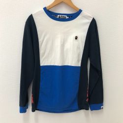 □□ A BATHING APE アベイシングエイプ メンズ　長袖カットソー サイズM 001LTF301007X マルチカラー Bランク