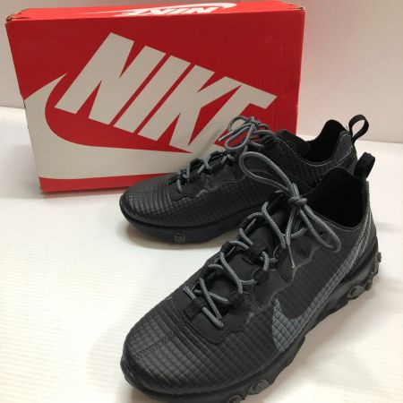  NIKE ナイキ スニーカー　REACT ELEMENT 55 PREMIUM　SIZE 26.5cm CI3835-002 ブラック