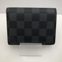 □□ LOUIS VUITTON ルイヴィトン ダミエ・グラフィット トリフォルド N63096 Bランク