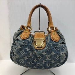 □□ LOUIS VUITTON ルイヴィトン デニム プリーティ  M95020 ブルー Cランク