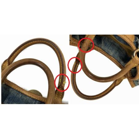  LOUIS VUITTON ルイヴィトン デニム プリーティ  M95020 ブルー