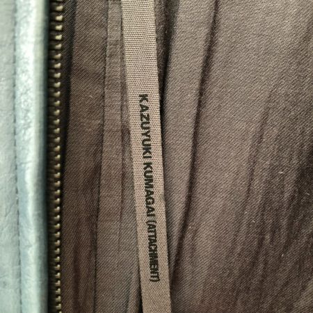  ATTACHMENT アタッチメント メンズ衣料  ライダースジャケット サイズ１ K851-016 ネイビー