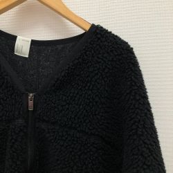 □□ N.HOOLYWOOD メンズ衣料 ノーカラーフリースジャケット　サイズ38 192-BL02-030 ブラック Bランク