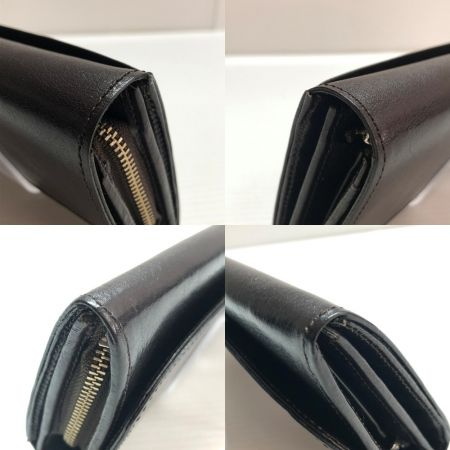  MARGARET HOWELL idea 長財布 牛革 ダークブラウン