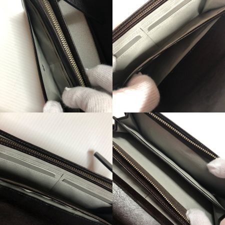  MARGARET HOWELL idea 長財布 牛革 ダークブラウン