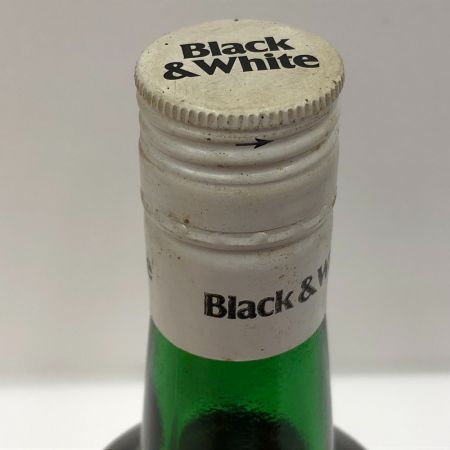  black&white ブラックアンドホワイト スコッチウイスキー　古酒 未開栓