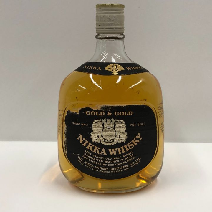 北海道内限定発送】 ニッカウイスキー GOLD&GOLD 古酒 未開栓｜中古｜なんでもリサイクルビッグバン