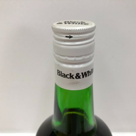 中古】 black&white ブラックアンドホワイト スコッチウイスキー 古酒 