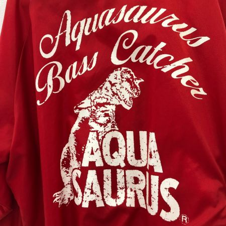  AQUA SAURUS 釣り服飾 ナイロンジャケット  サイズXL　 レッド