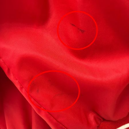  AQUA SAURUS 釣り服飾 ナイロンジャケット  サイズXL　 レッド