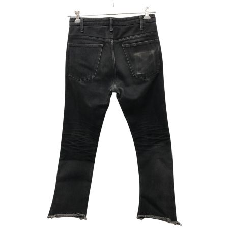  UN USED アンユーズド ジーンズ カットオフデニムパンツ 1(S) UW0490 ブラックインディゴ