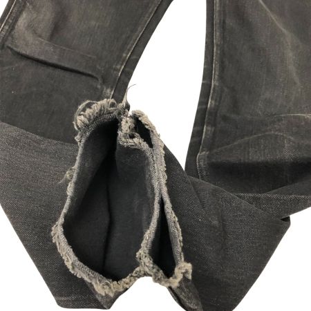  UN USED アンユーズド ジーンズ カットオフデニムパンツ 1(S) UW0490 ブラックインディゴ