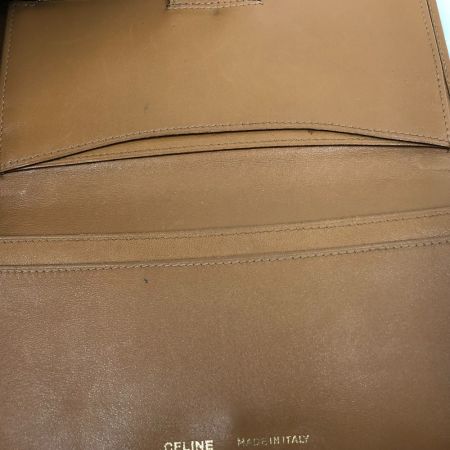  CELINE セリーヌ 二つ折り長財布 がま口　マカダム ベージュ