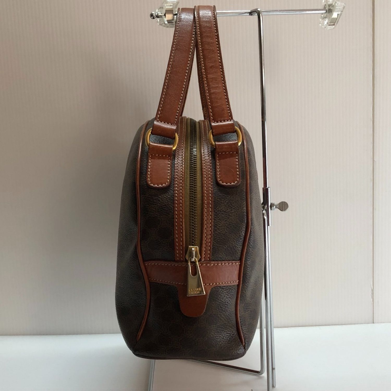 中古】 CELINE セリーヌ マカダム柄 ミニボストン M95 Bランク｜総合 ...